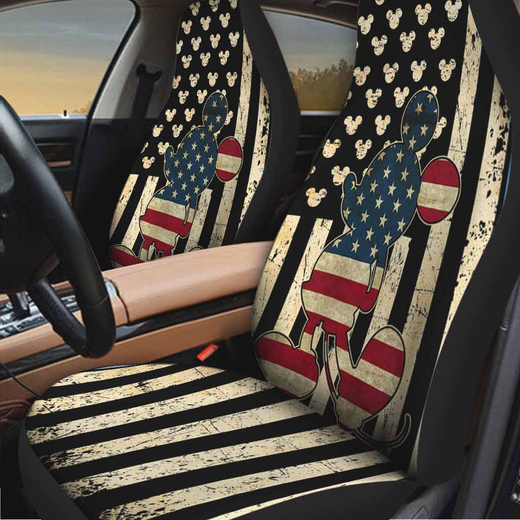 Red White And Blue - Mouse Seat Covers