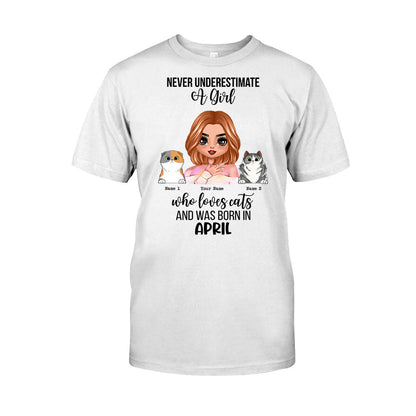 Never Underestimate - Personalized Cat T-shirt and Hoodie