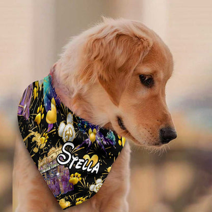 Magical Mouse Ears Lovely Paws - Personalized Mouse Pet Bandana