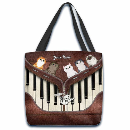 Home Is Where My Cat Is - Personalized Tote Bag