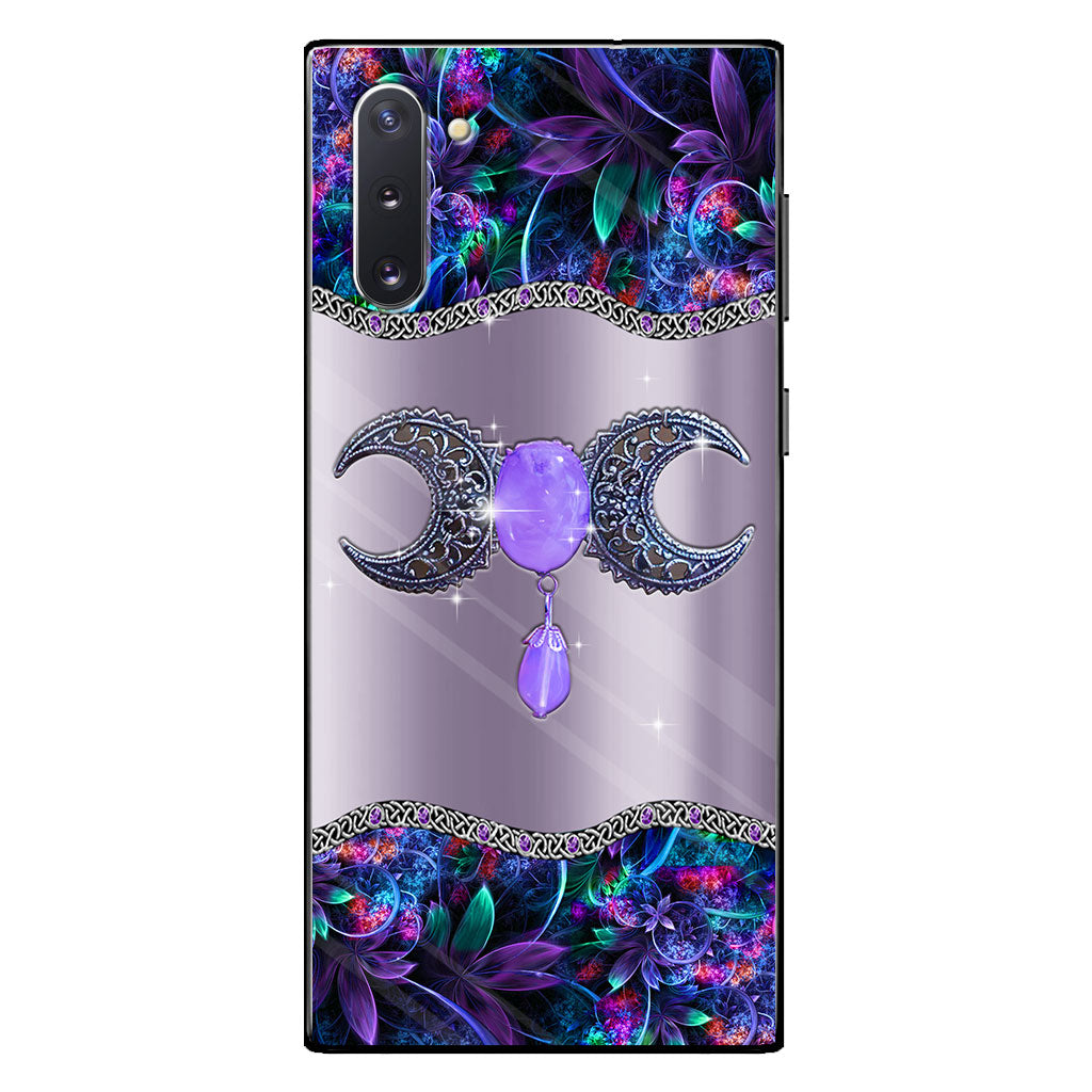 Mystery Witch Triple Moon - Personalized Phone Case With 3D Printed