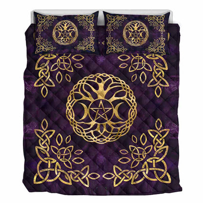 Triple Goddess - Witch Quilt Set