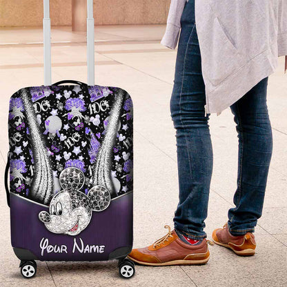 Magic World Is Calling - Personalized Mouse Luggage Cover