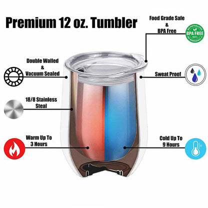 Apparently We're Trouble When We Are Together Who Knew - Personalized Bestie Wine Tumbler
