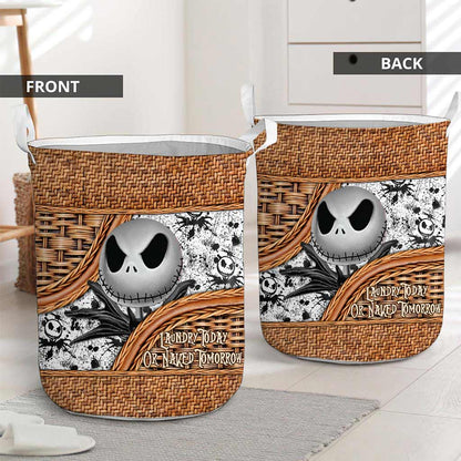 Laundry Today - Nightmare Storage Basket With 3D Pattern Print
