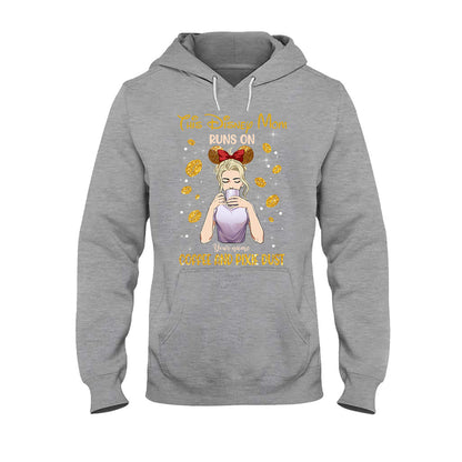 This Mom Runs On Coffee And Pixie Dust - Personalized Mother's Day Mouse T-shirt and Hoodie