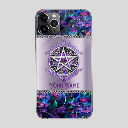 Purple Pentacle Witch - Personalized Phone Case