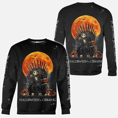 Halloween Is Coming - Nightmare All Over T-shirt and Hoodie 1121