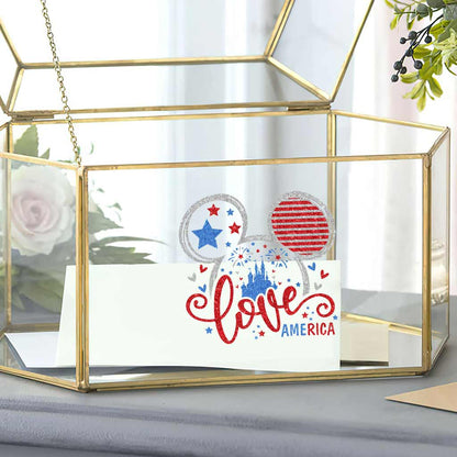 Love America - Independence Day Mouse Decal Full