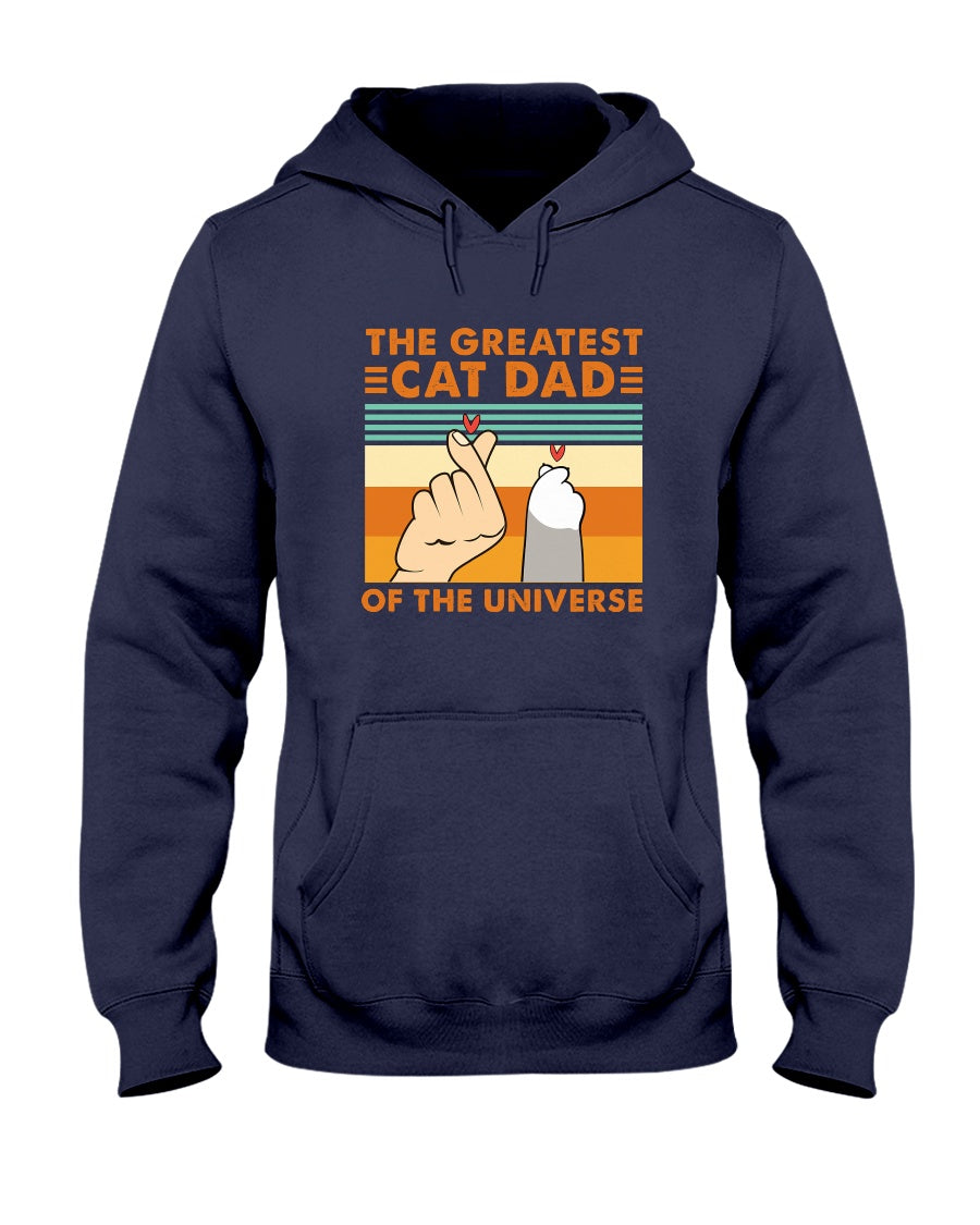 The Greatest Cat Dad Of The Universe - Cat T-shirt and Hoodie 0921