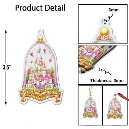 Beast’s Castle - Christmas Mouse Transparent Ornament