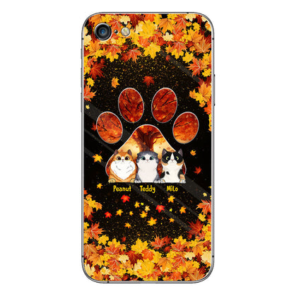 Hello Fall - Personalized Cat Phone Case