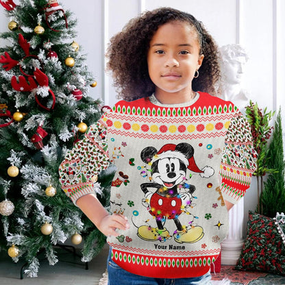 Merry Christmas - Personalized Christmas Mouse Sweater