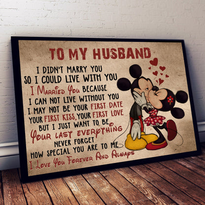 I Love You Forever And Always Mouse Canvas And Poster