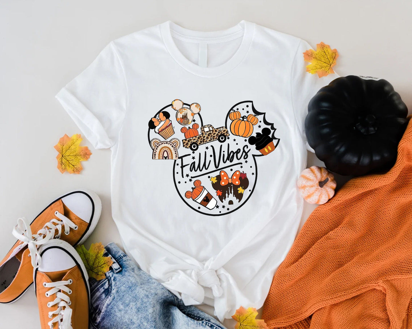 Fall Vibes Mouse T-shirt and Hoodie 0823