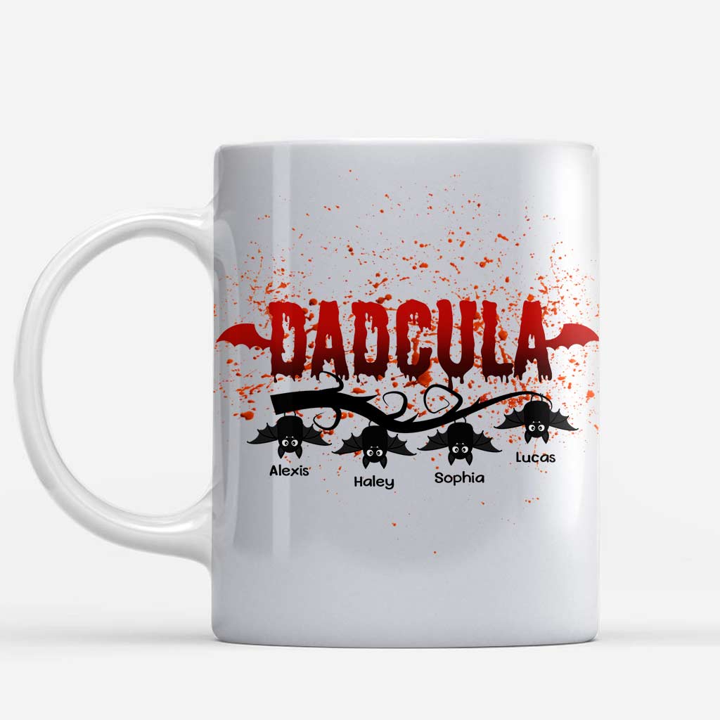 Dadcula - Personalized Halloween Father Mug