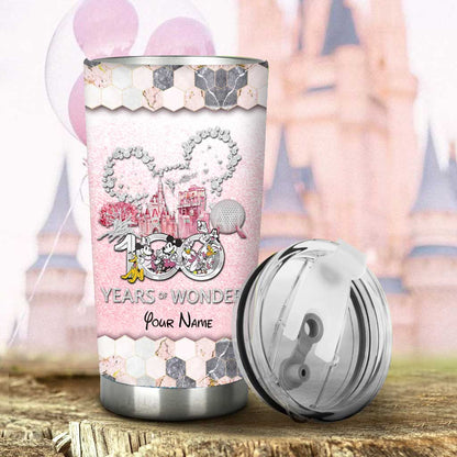 100 Years Of Magic Pink - Personalized Mouse Tumbler