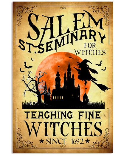 Salem St Seminary for Witch Witch Poster