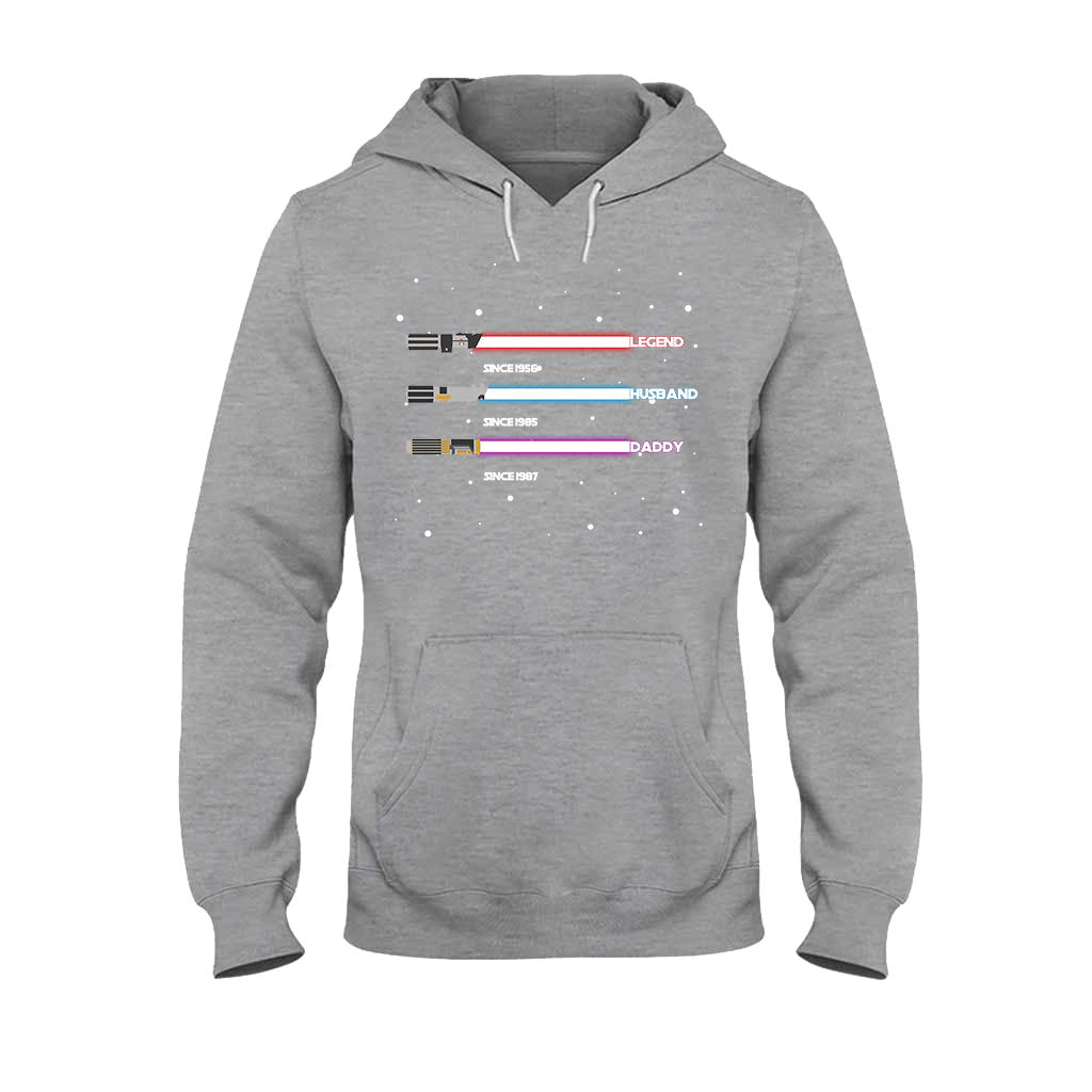 Legend Husband Daddy - Personalized Father's Day T-shirt and Hoodie
