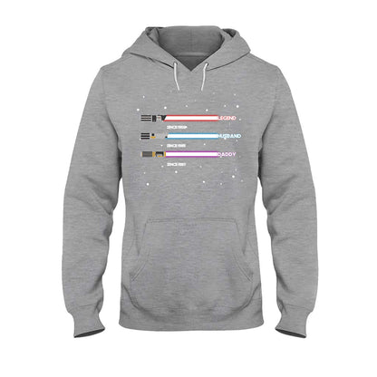 Legend Husband Daddy - Personalized Father's Day T-shirt and Hoodie