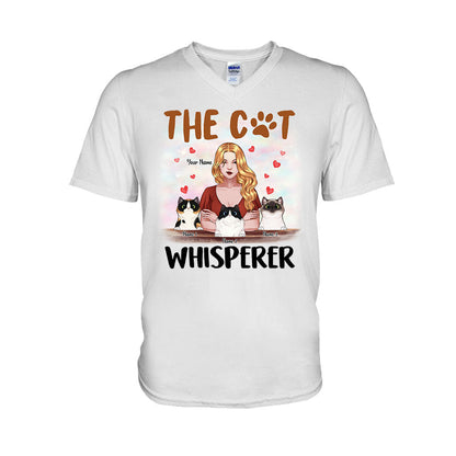 The Cat Whisperer - Personalized Mother's Day Cat T-shirt and Hoodie