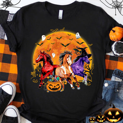 Love Horses And Halloween Horse T-shirt and Hoodie 0823