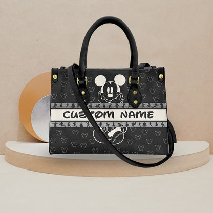 Love Mouse - Personalized Mouse Leather Handbag 0523