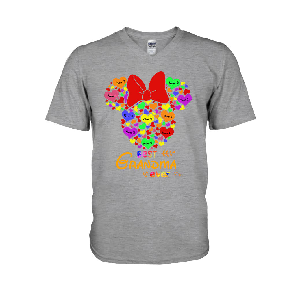 Best Grandma Ever - Personalized Mother's Day Mouse T-shirt and Hoodie