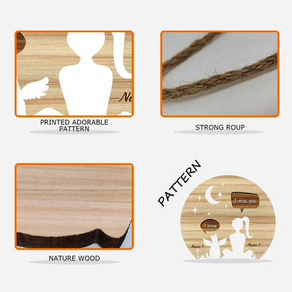 I Miss You - Personalized Cat Wood Sign