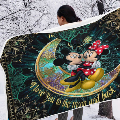You & Me - Personalized Mouse Hooded Blanket