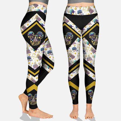50th Anniversary Magical World Mouse Ears - Personalized Hoodie And Leggings