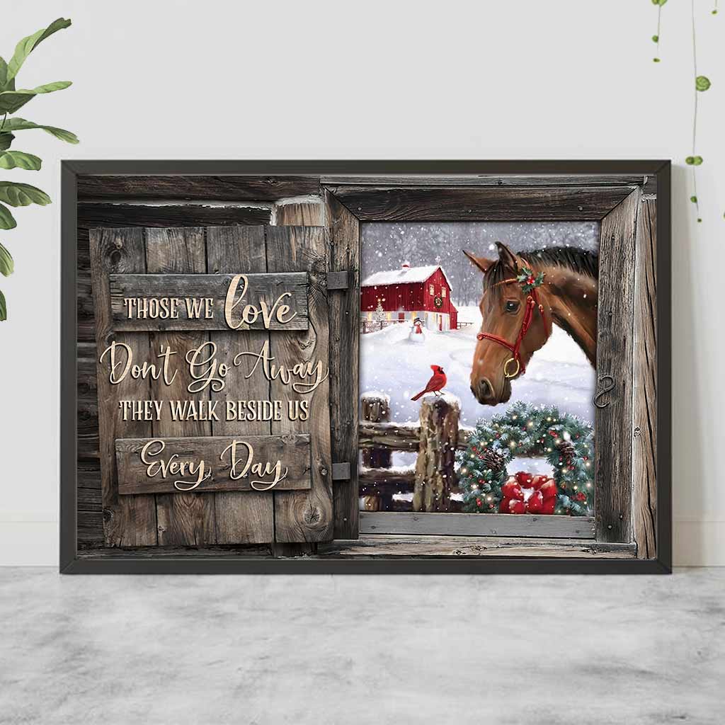 Those We Love Don't Go Away - Horse Poster