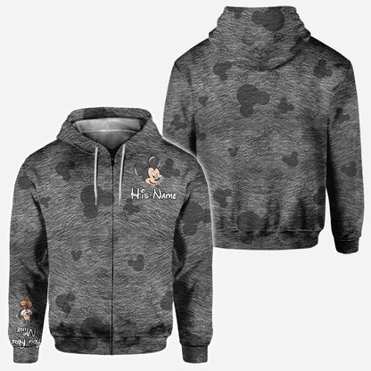Forever Yours - Personalized Couple Mouse Hoodies
