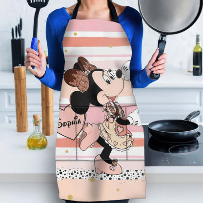 Just A Girl - Personalized Mouse Apron