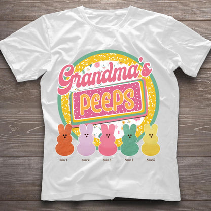 Grandma's Peeps - Personalized Easter Day T-shirt and Hoodie