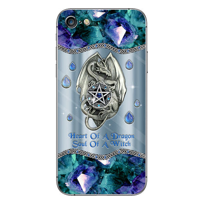 Heart Of A Dragon Soul Of A Witch 3D Pattern Print Phone Case