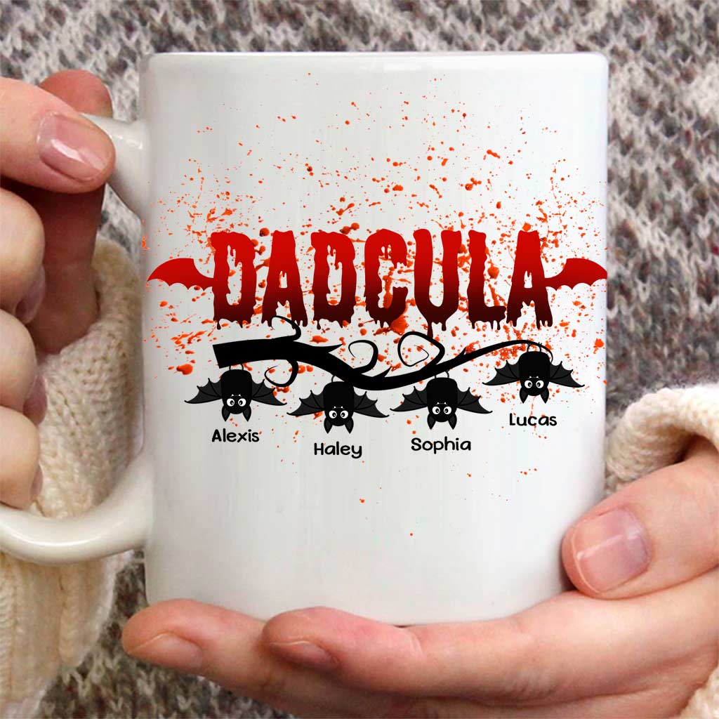 Dadcula - Personalized Halloween Father Mug