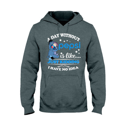 A Day Without Blue Soft Drink T-shirt and Hoodie