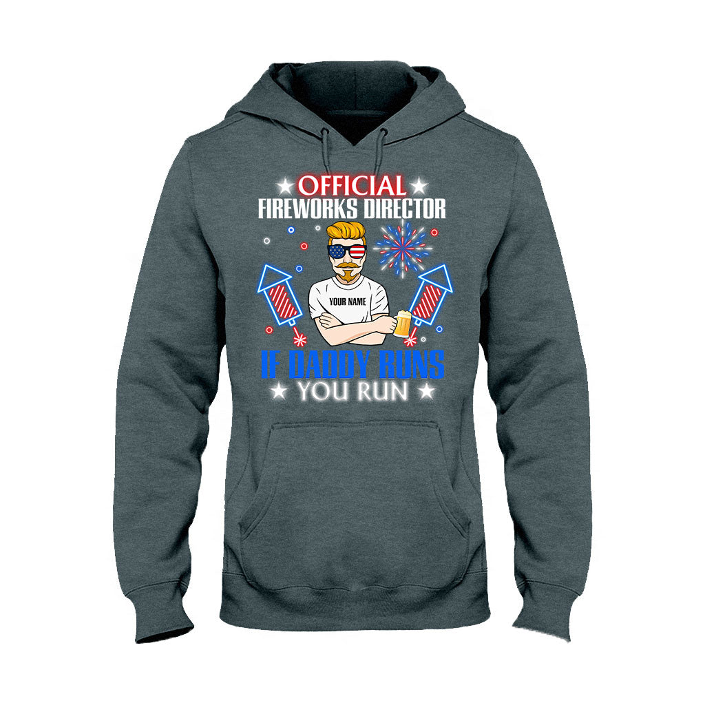 Official Fireworks Director - Personalized Independence Day Father T-shirt and Hoodie