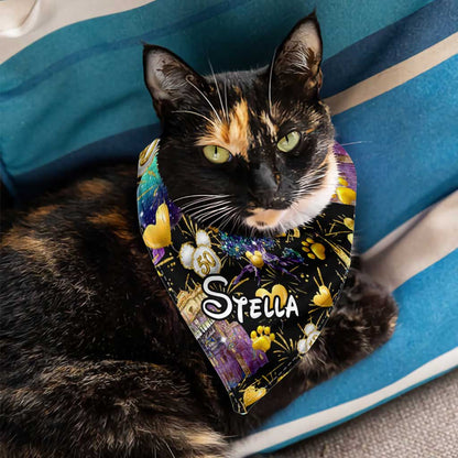 Magical Mouse Ears Lovely Paws - Personalized Mouse Pet Bandana