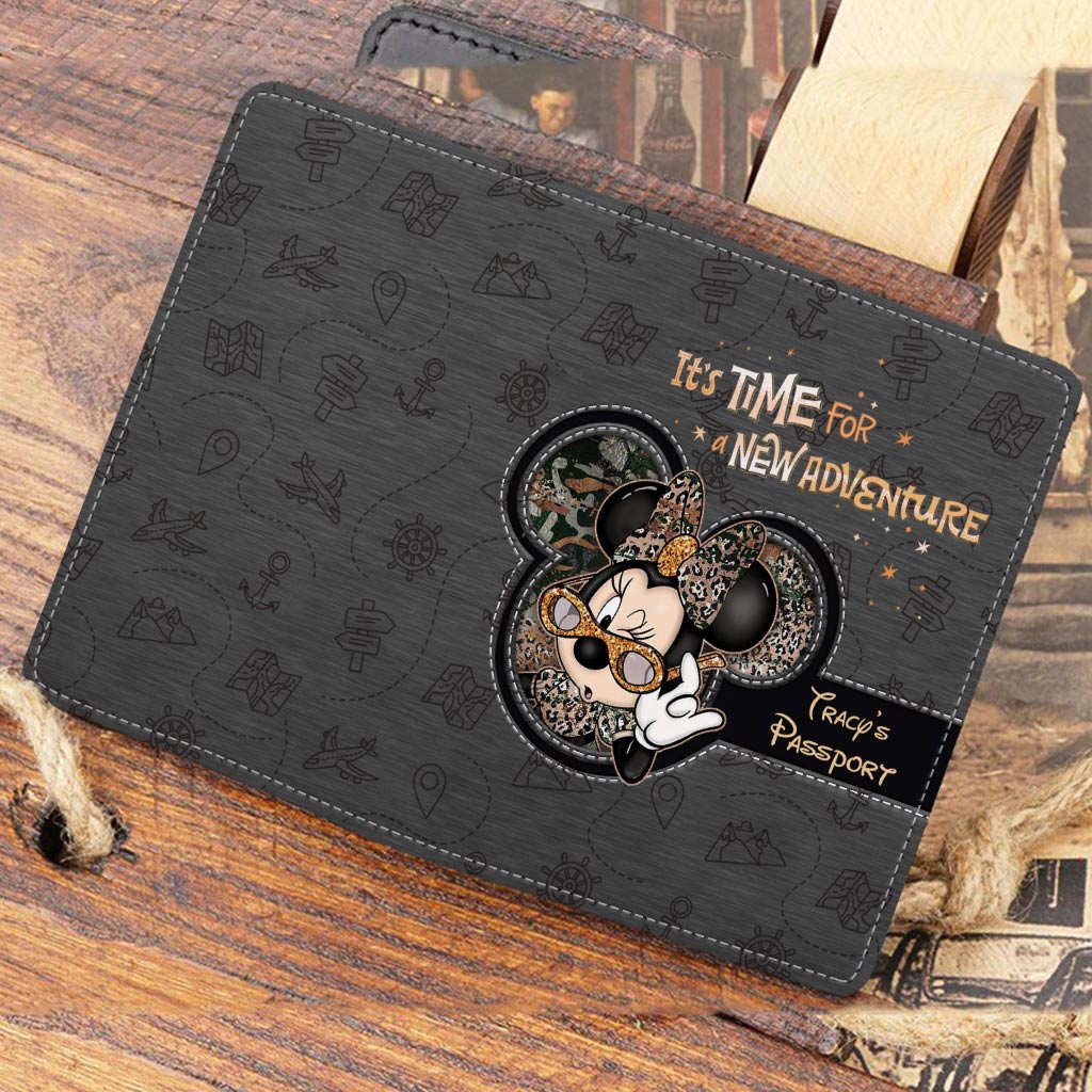 It's Time For A New Adventure - Personalized Travelling Passport Holder