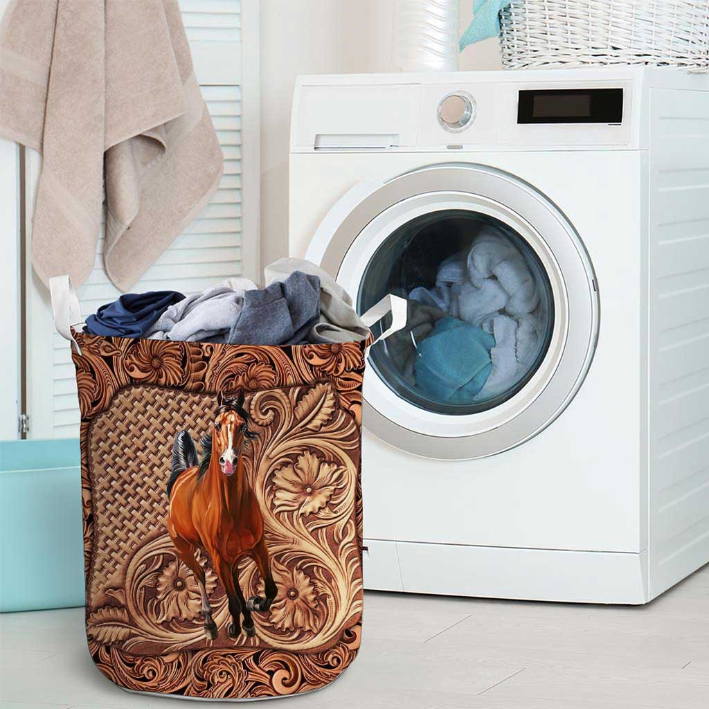 Western Horse - Horse Riding Lover - Horse Owner Storage Basket 0921