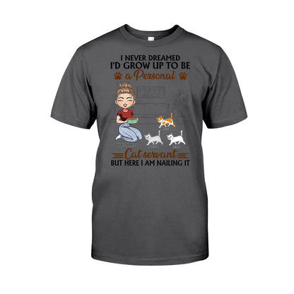 Personal Cat Servant - Personalized T-shirt and Hoodie