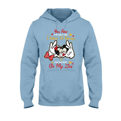 You Are The Only One - Personalized Couple T-shirt and Hoodie