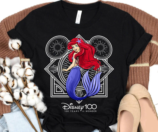 Retro Mermaid Mouse T-shirt and Hoodie 0523