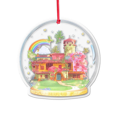 Madrigal Casita Terrarium - Christmas Mouse Transparent Ornament