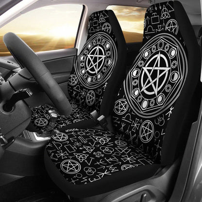 Wiccan Star - Witch Seat Covers 0822