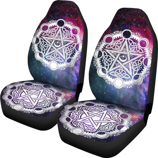 Pentagram Celtic Wicca - Witch Seat Covers 0822