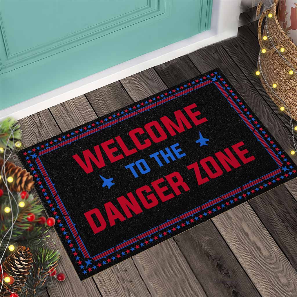 Welcome To The Danger Zone - Independence Day Top Gun Doormat