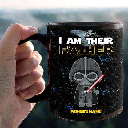I Am Their Father Grandfather - Personalized Father's Day The Force Mug